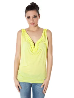 ZUELEMENTS Damen T-Shirt Gelb mieten | Flex-Fashion Verleih