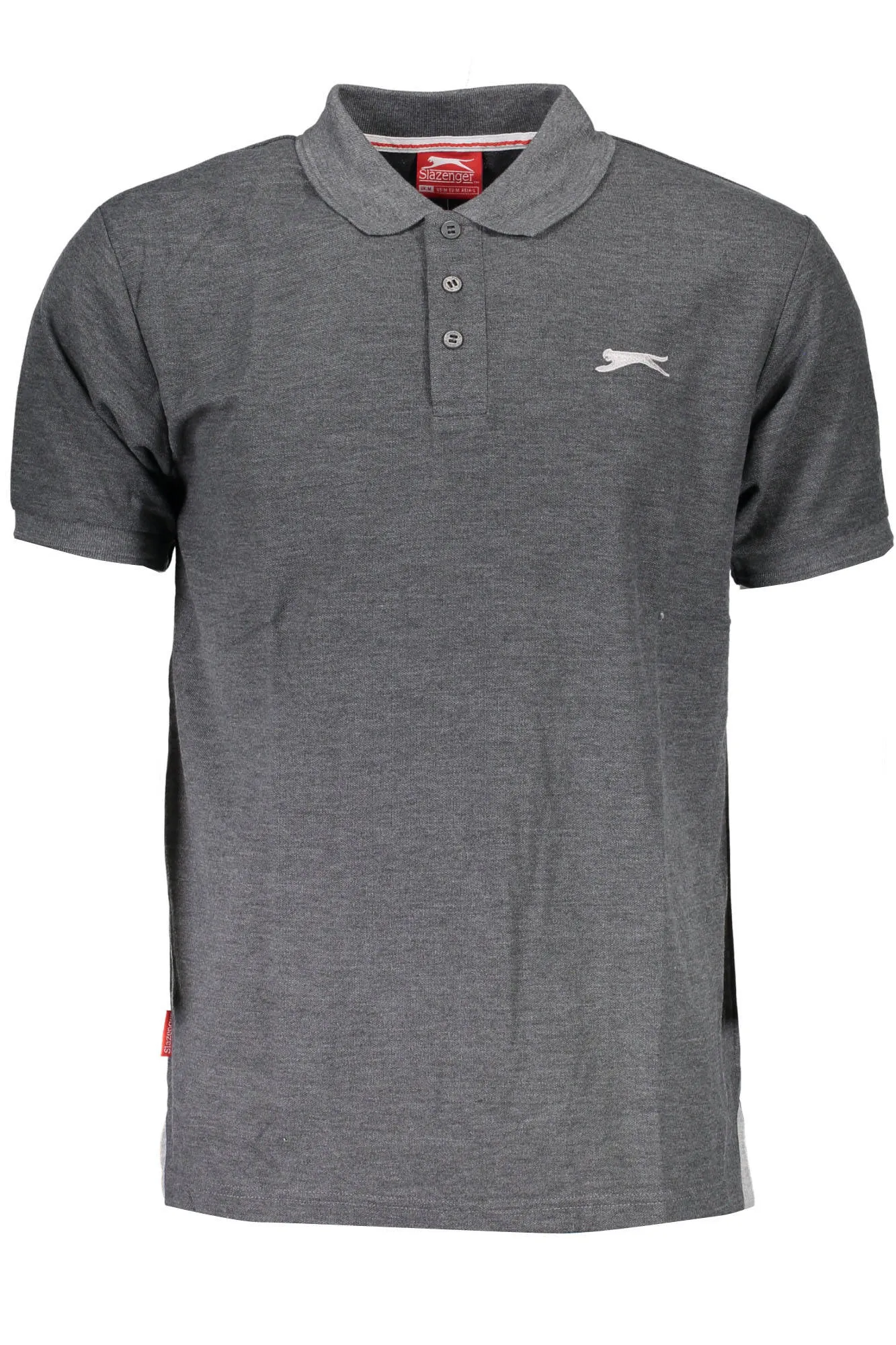 Herren KURZARM-POLOSHIRT Grau SNR-62_GRIGIO_CHARCOAL-MARL