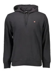 Napapijri Herren Langarm-Kapuzen-Sweatshirt Schwarz