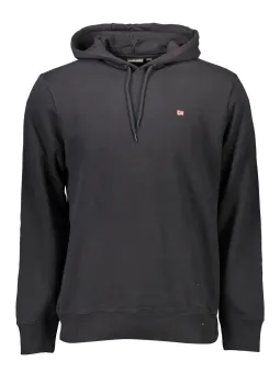 Napapijri Herren Kapuzen-Sweatshirt Schwarz mieten | Flex-Fashion