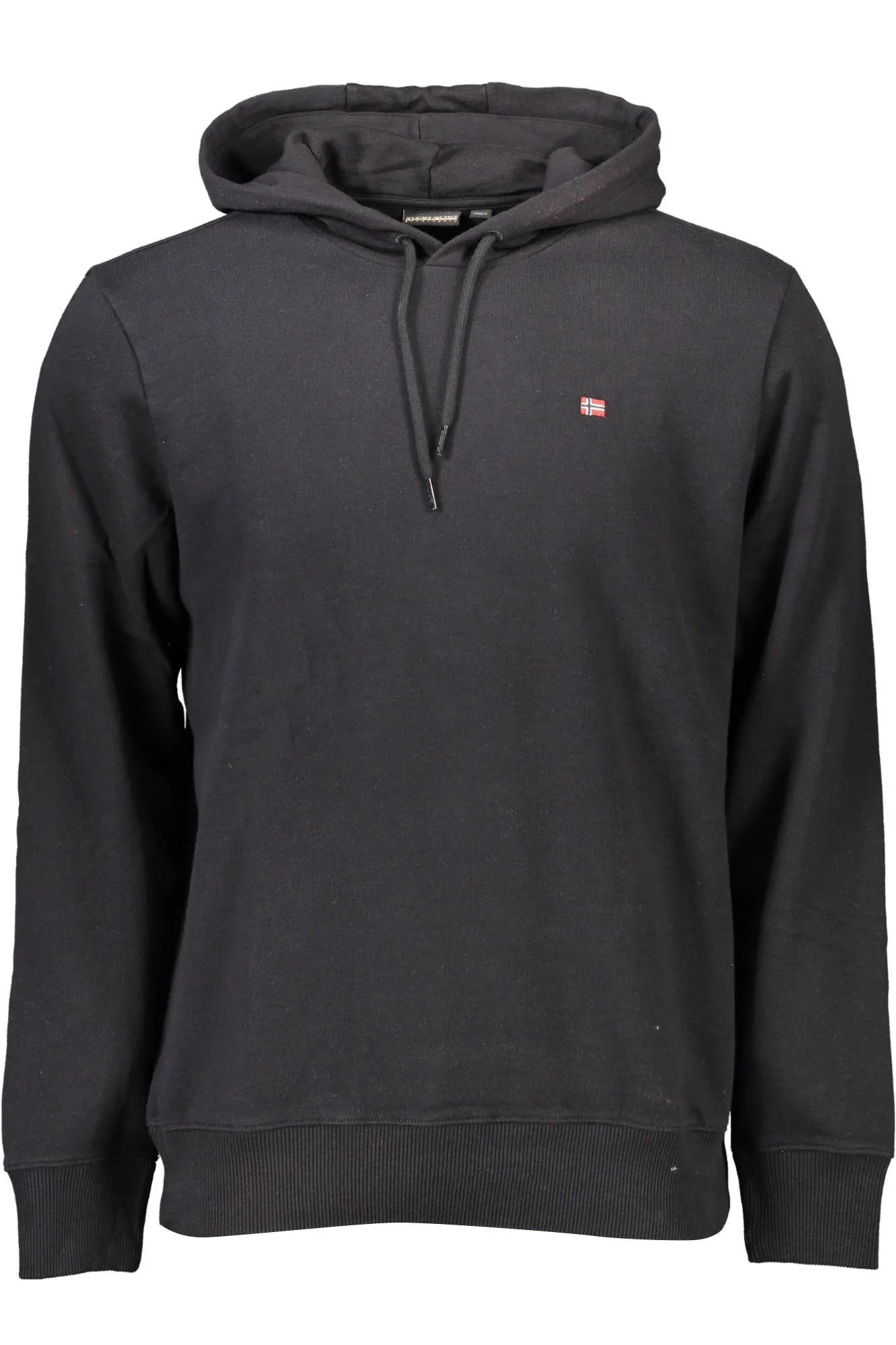 Herren Langarm-Kapuzen-Sweatshirt Schwarz NP0A4FQV-BALIS-HOOD_NERO_041-BLACK