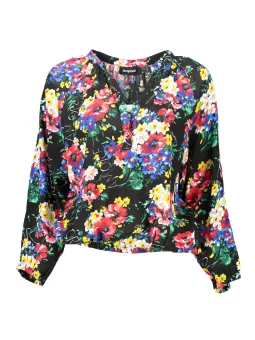 Desigual Damen Langarm-T-Shirt Schwarz mieten | Flex-Fashion
