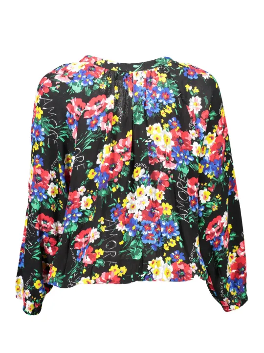 Desigual Damen Langarm-T-Shirt Schwarz | online kaufen