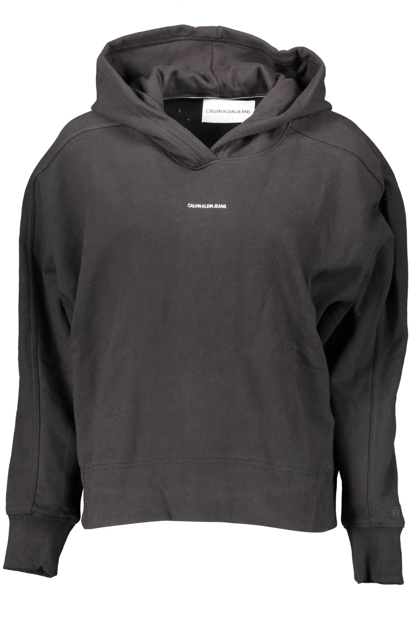 Damen Langarm-Kapuzen-Sweatshirt Schwarz J20J215462_NERO_BEH
