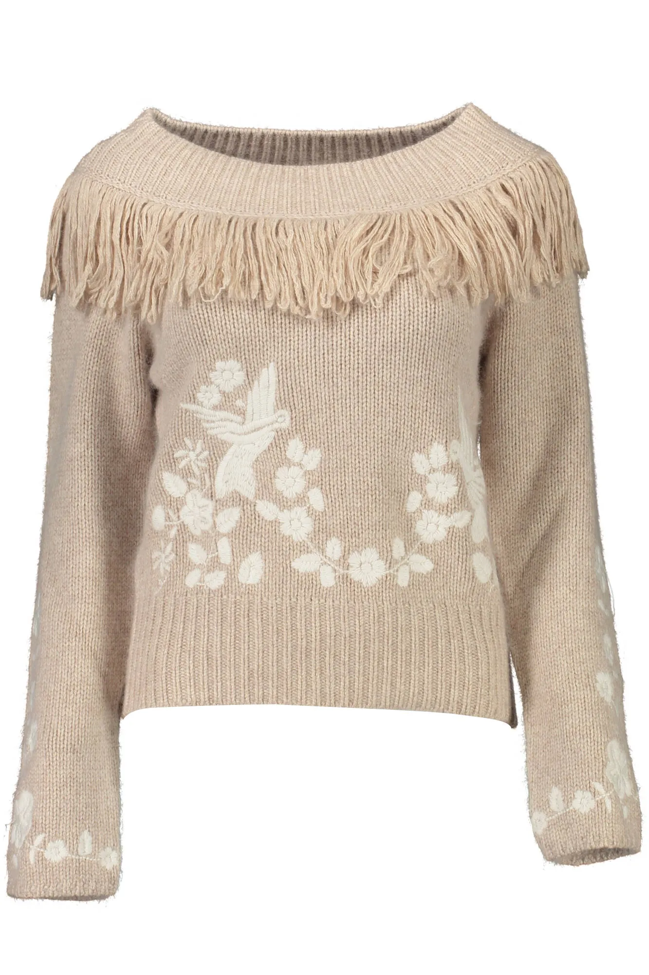 Damen Pullover Beige RH1078-MA87L_BEIGE_31308