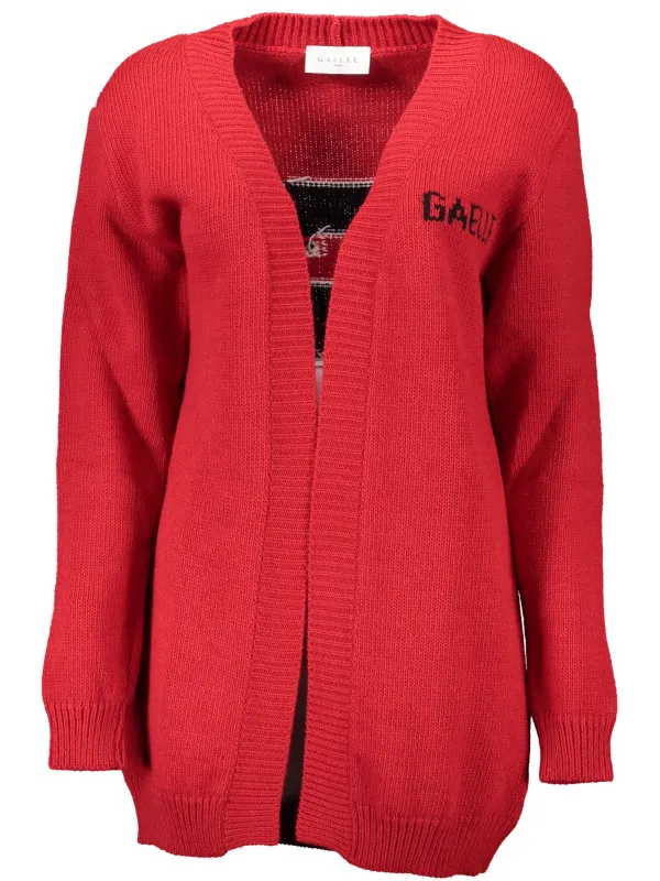 Gaelle Paris Damen Langarm-Strickjacke Rot | online kaufen