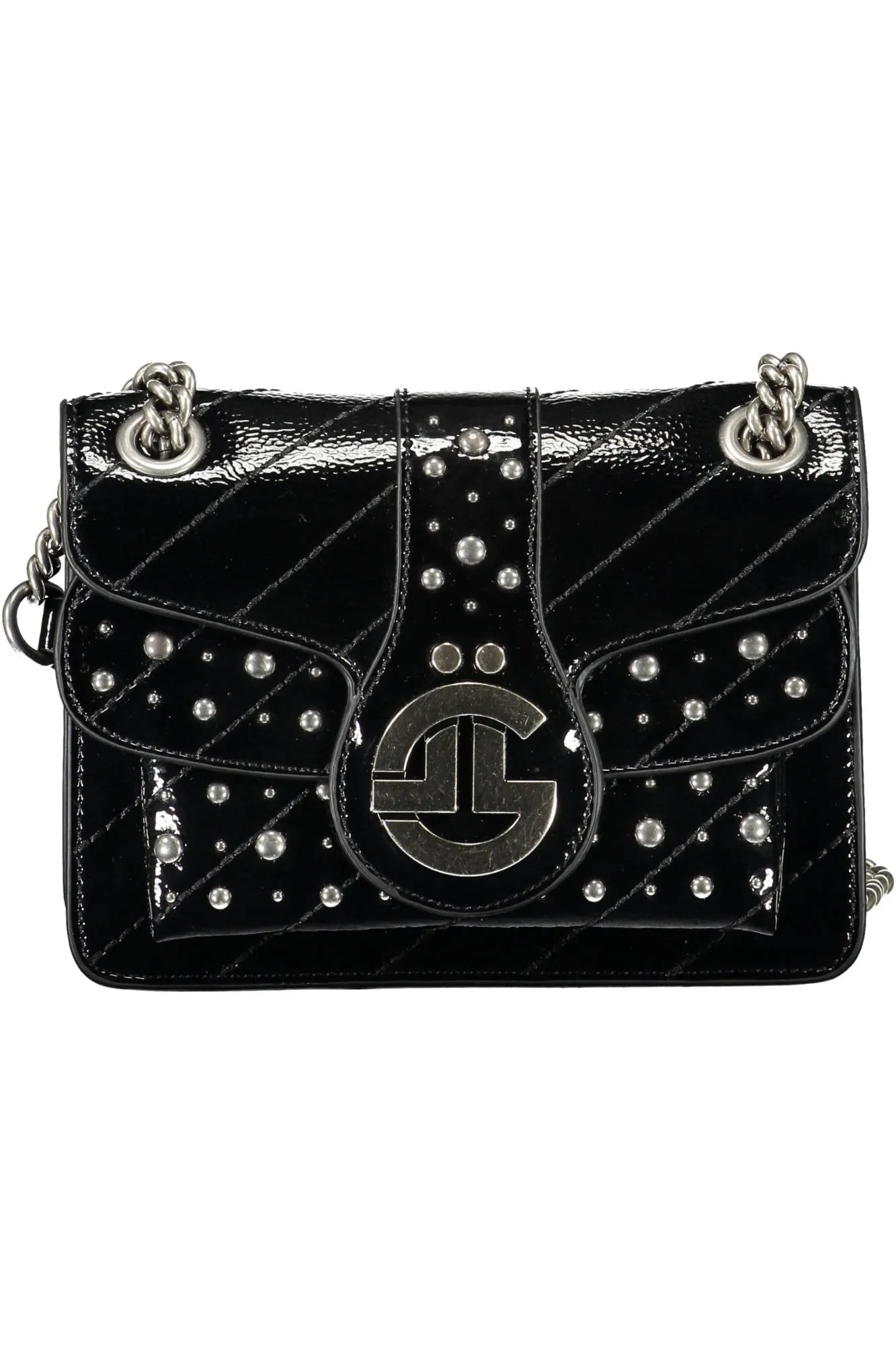 Damen Umhängetasche Schwarz GBDA2843_NERO_NERO