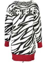 Gaelle Paris Damen Langarm-Strickjacke Weiß | online kaufen