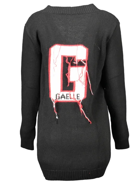 Gaelle Paris Damen Langarm-Strickjacke Schwarz