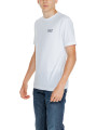 Weißes EA7 Logo Herren T-Shirt