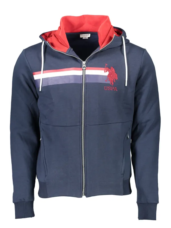 U.S. POLO Herren Langarm-Sweatshirt Blau | online kaufen