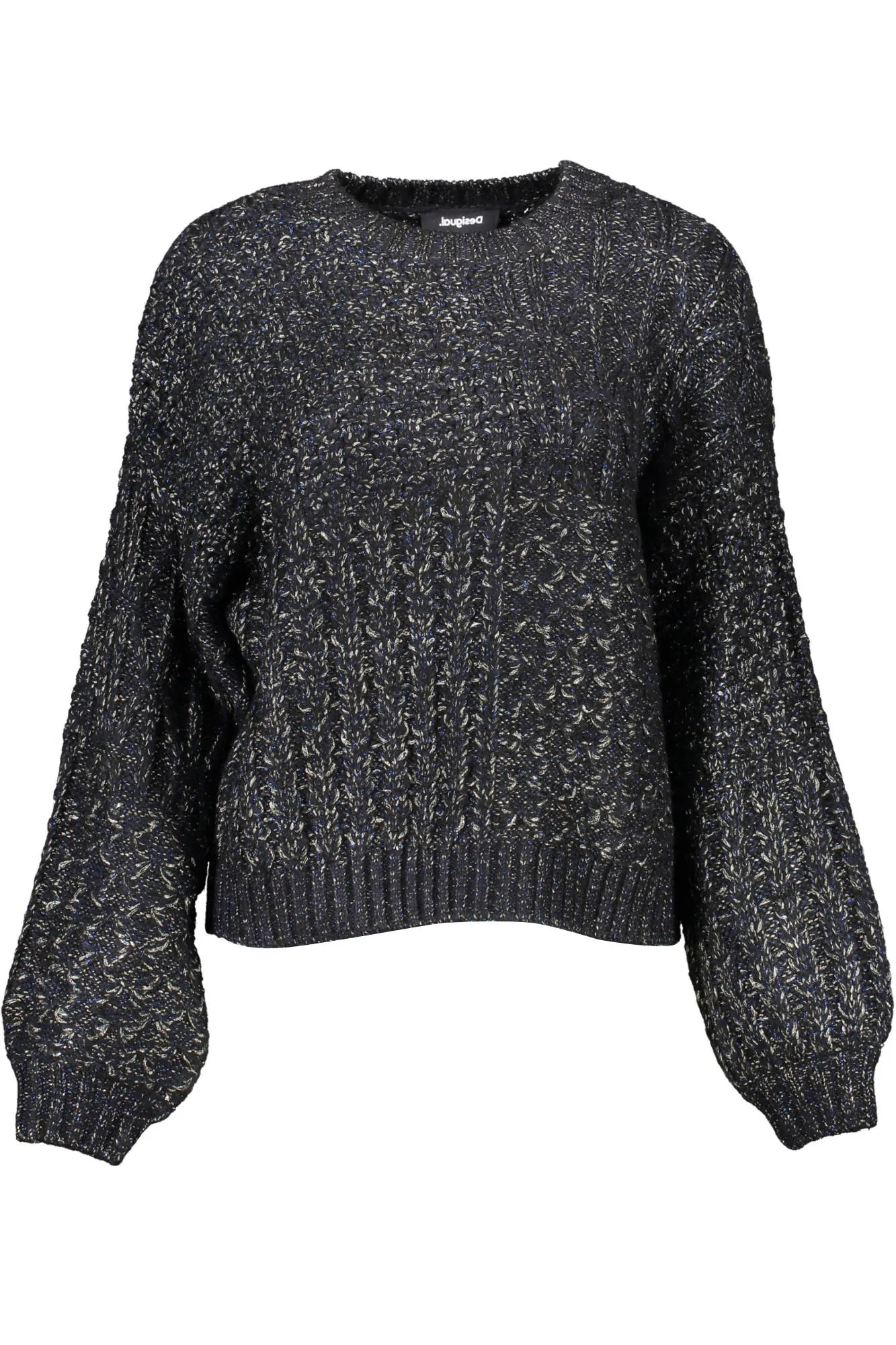 Damen Langarmshirt Schwarz 21WWJFBM_NERO_2000