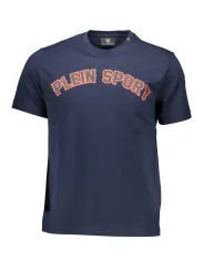 Plein Sport Herren Kurzarm-T-Shirt Blau | online kaufen