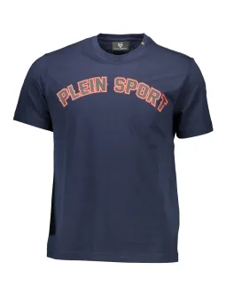 Plein Sport Herren Kurzarm-T-Shirt Blau | online kaufen