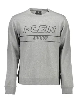 Plein Sport Herren Sweatshirt Grau mieten | Flex-Fashion