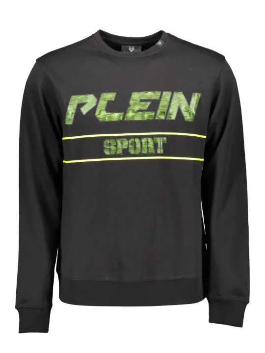 Plein Sport Herren Langarm-Sweatshirt Schwarz
