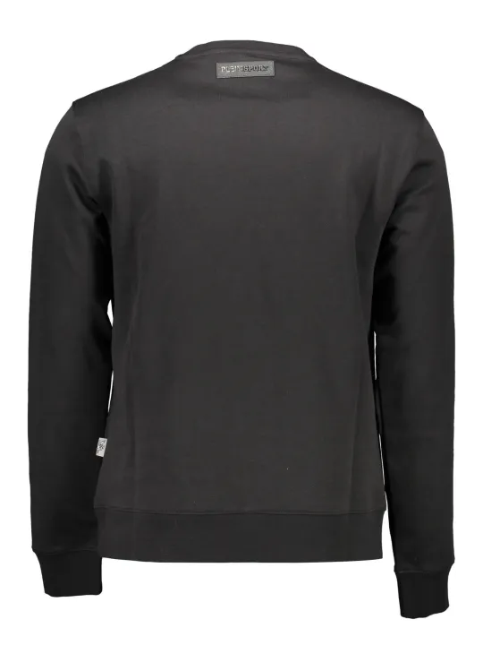 Plein Sport Herren Langarm-Sweatshirt Schwarz