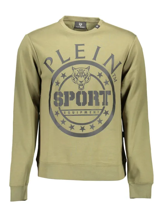 Plein Sport Herren Langarm-Sweatshirt Grün | online kaufen