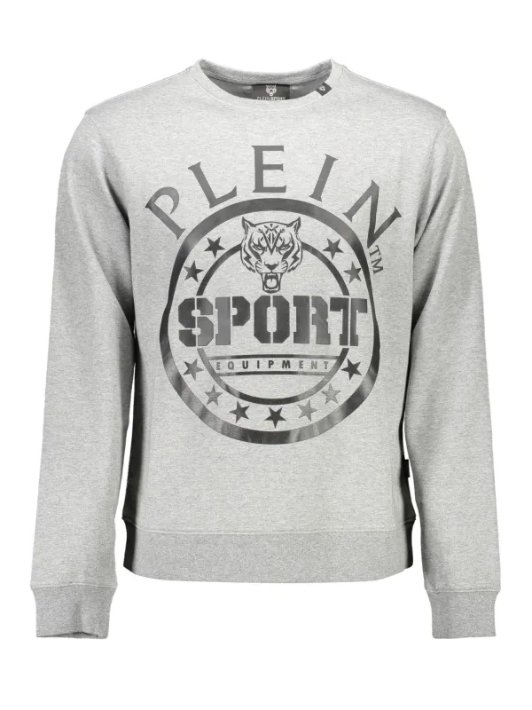 Plein Sport Herren Langarm-Sweatshirt Grau | online kaufen