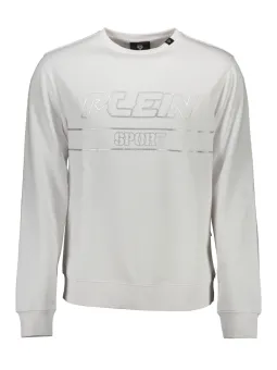 Plein Sport Herren Langarm-Sweatshirt Weiß | online kaufen