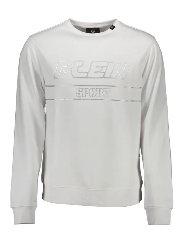 Plein Sport Herren Langarm-Sweatshirt Weiß | online kaufen