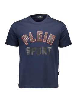 Plein Sport Herren Kurzarm-T-Shirt Blau | online kaufen