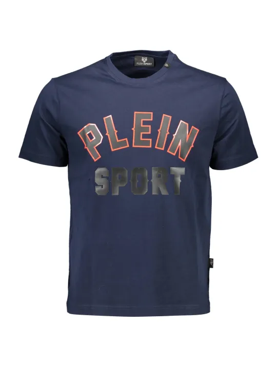Plein Sport Herren Kurzarm-T-Shirt Blau | online kaufen