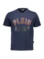 Plein Sport Herren Kurzarm-T-Shirt Blau | online kaufen