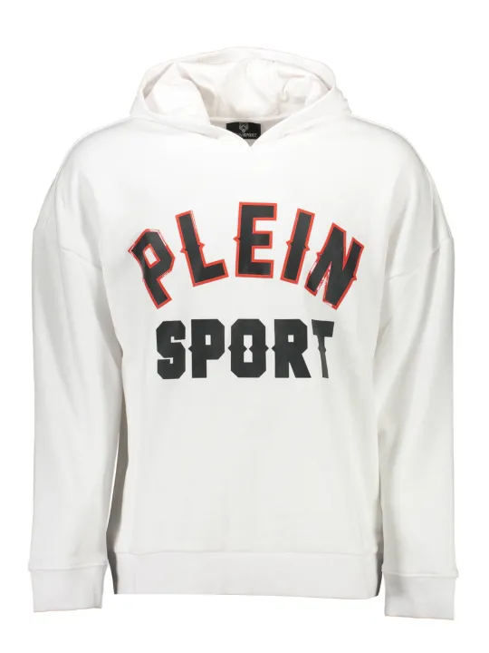 Plein Sport Herren Kapuzen-Sweatshirt Weiß | online kaufen