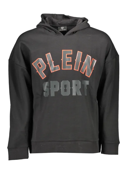 Plein Sport Herren Kapuzen-Sweatshirt Schwarz