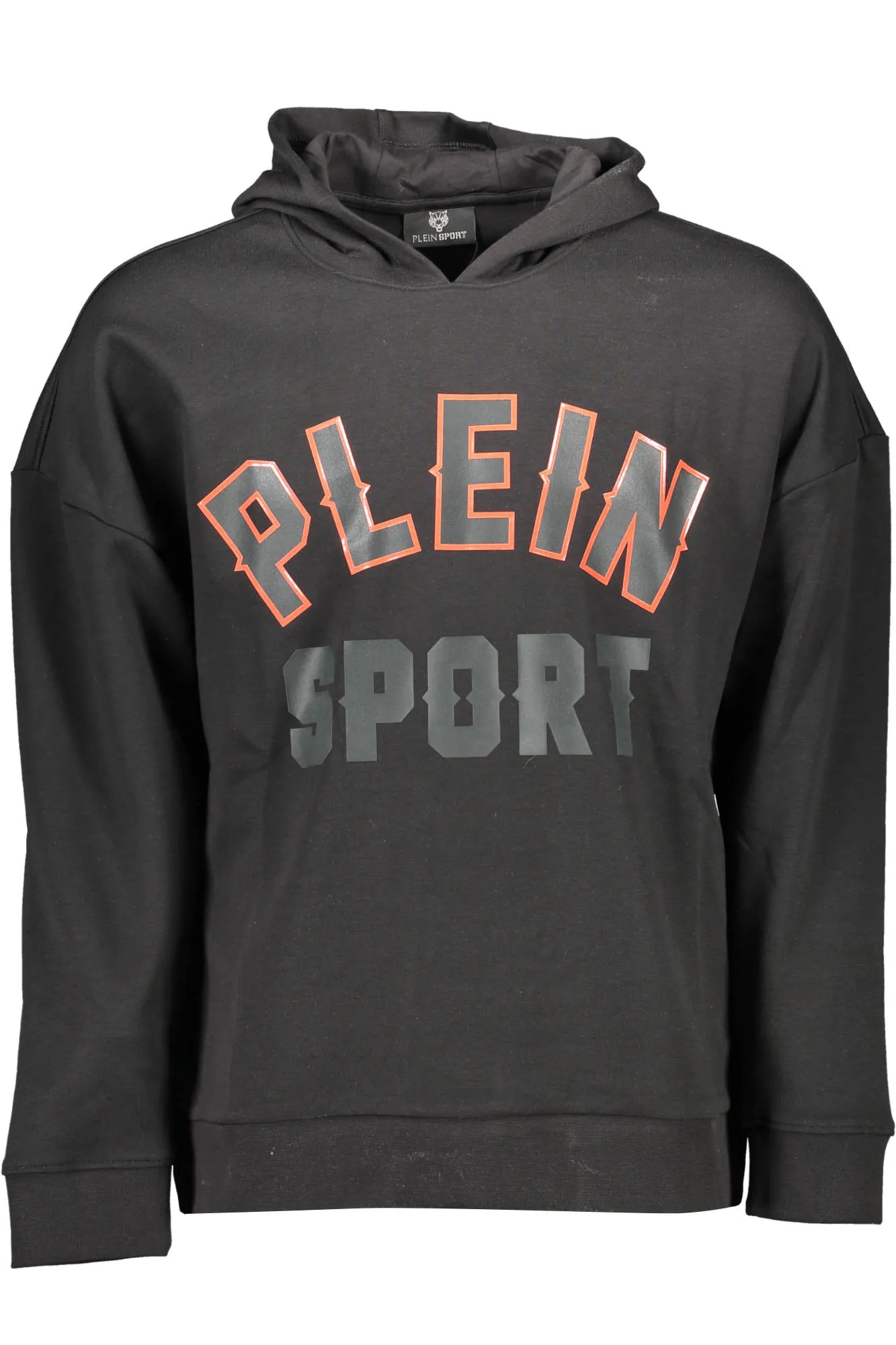 Herren Kapuzen-Sweatshirt Schwarz FIPS220_NERO_99-BLACK