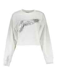 GUESS JEANS Damen Langarm-Sweatshirt Weiß | online kaufen