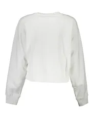 GUESS JEANS Damen Langarm-Sweatshirt Weiß | online kaufen