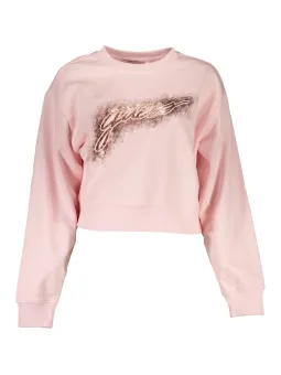 GUESS JEANS Herren Sweatshirt Rosa leihen | Flex-Fashion