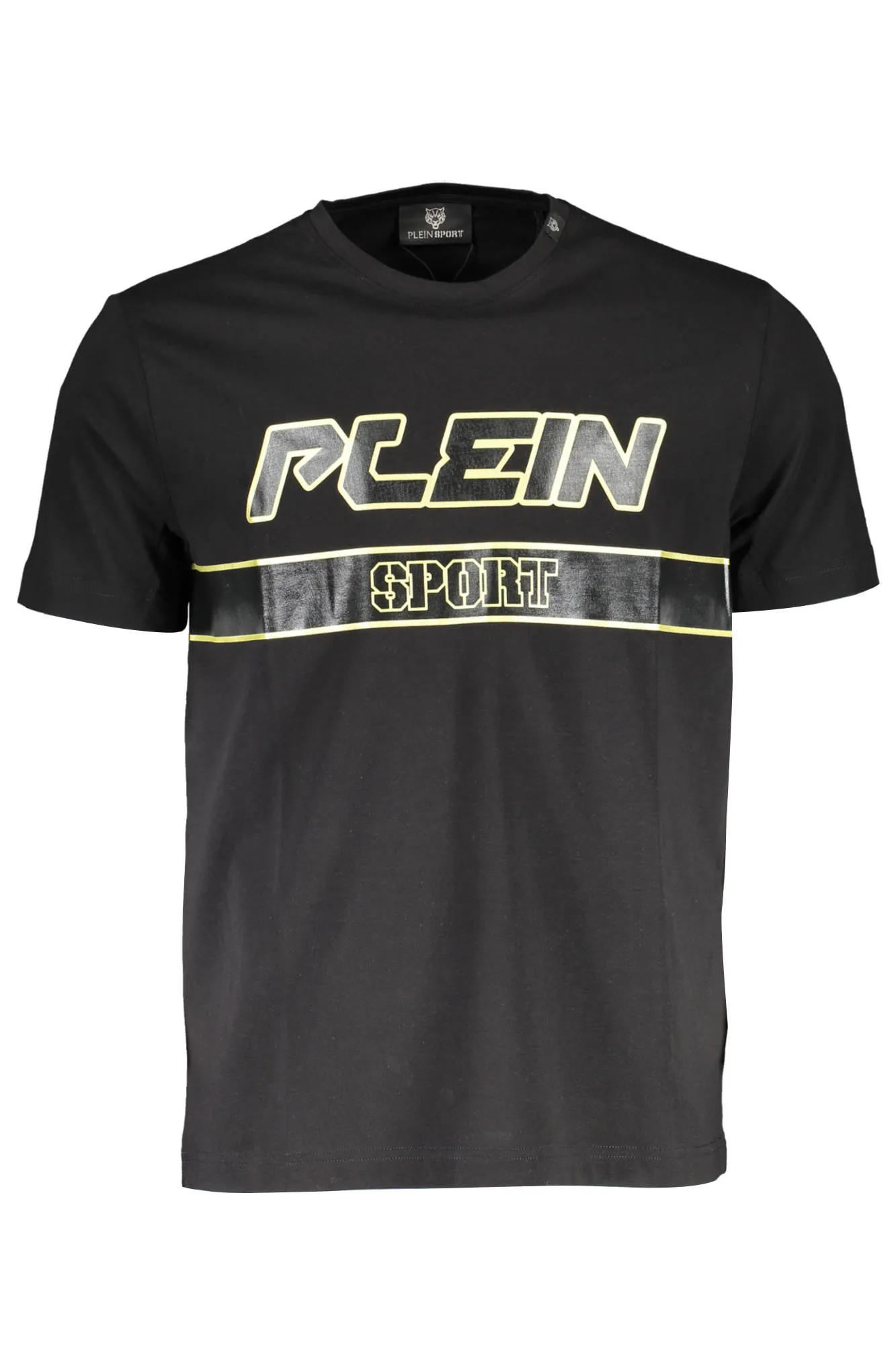 Herren Kurzarm-T-Shirt Schwarz TIPS105_NERO_99-BLACK