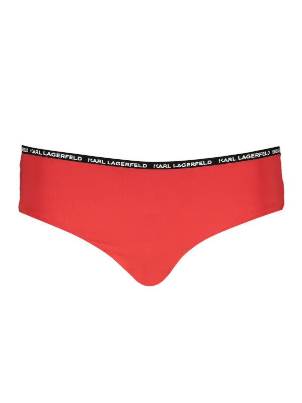 Karl Lagerfeld Beachwear Damen Badehose Rot | online kaufen
