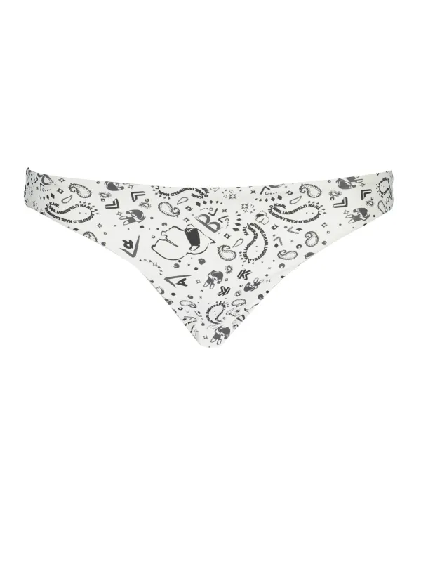 Karl Lagerfeld Beachwear Damen Badehose Weiß | online kaufen