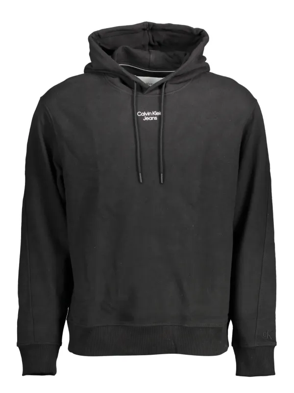 Calvin Klein Herren Langarm-Sweatshirt Schwarz