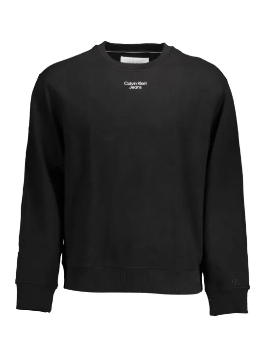 Calvin Klein Herren Langarm-Sweatshirt Schwarz
