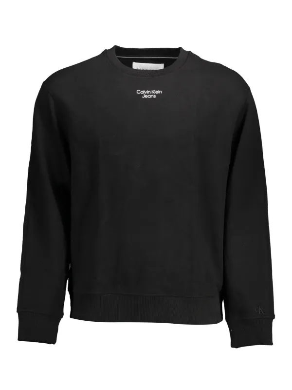 Calvin Klein Herren Langarm-Sweatshirt Schwarz