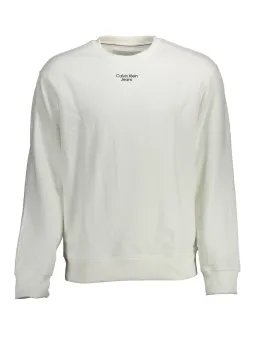 Calvin Klein Herren Langarm-Sweatshirt Weiß | online kaufen