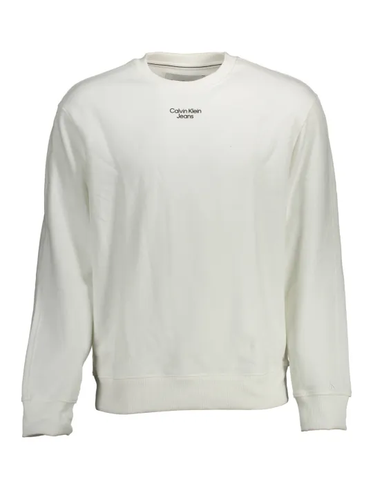 Calvin Klein Herren Langarm-Sweatshirt Weiß | online kaufen