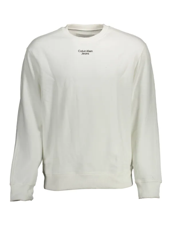 Calvin Klein Herren Langarm-Sweatshirt Weiß | online kaufen