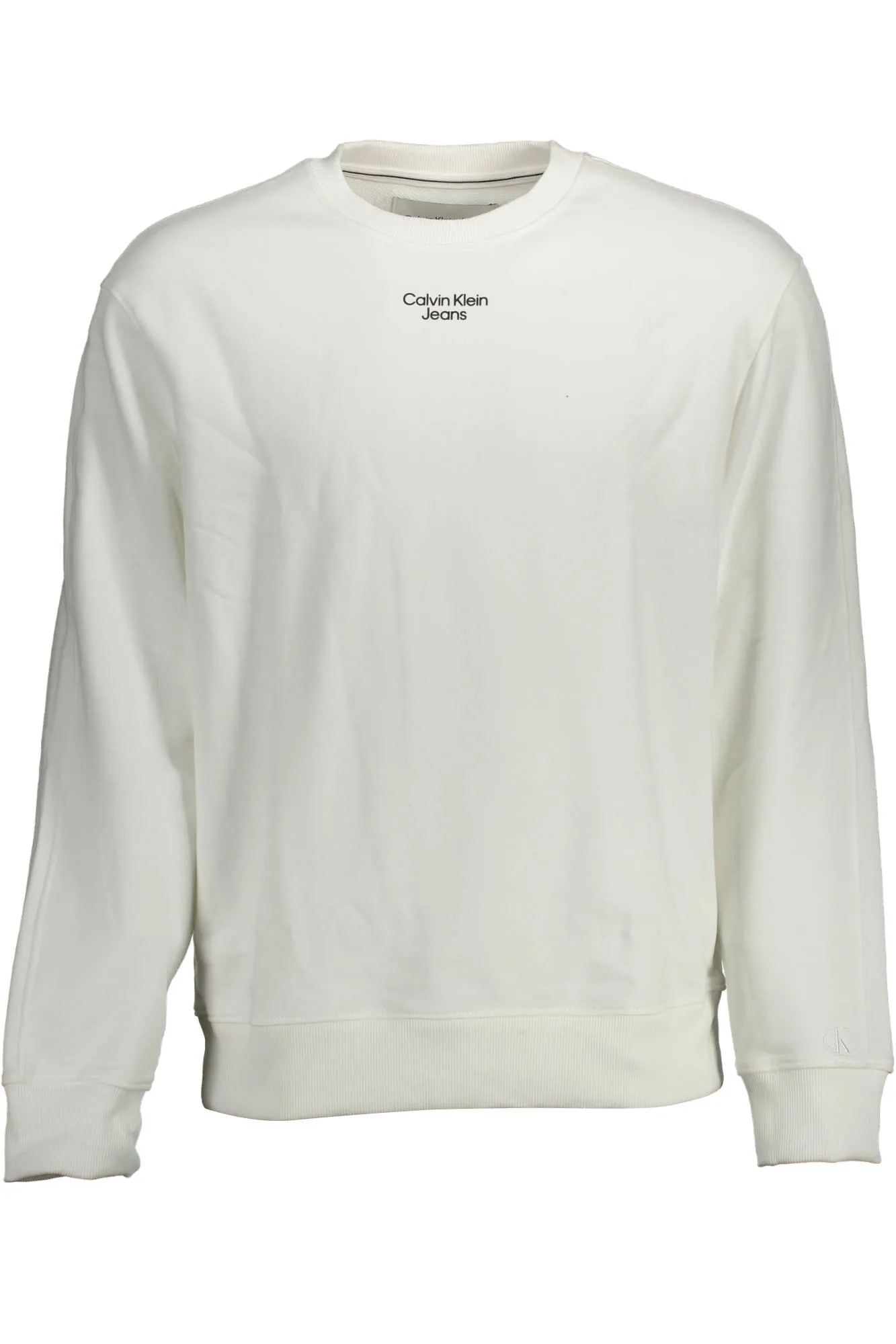 Herren Langarm-Sweatshirt Weiß J30J320044_BIANCO_YAF