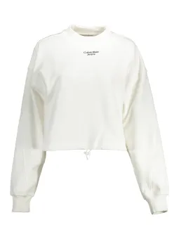 Calvin Klein Damen Langarm-Sweatshirt Weiß | online kaufen