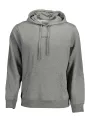 GUESS JEANS Herren Langarm-Kapuzen-Sweatshirt Grau