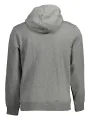 GUESS JEANS Herren Langarm-Kapuzen-Sweatshirt Grau