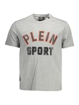 Plein Sport Herren Kurzarm-T-Shirt Grau | online kaufen