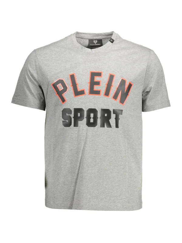 Plein Sport Herren Kurzarm-T-Shirt Grau | online kaufen