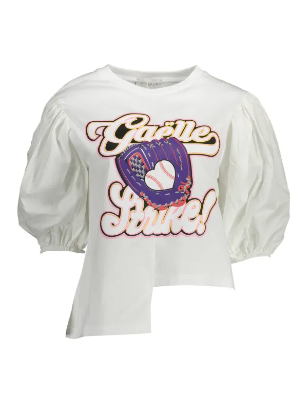 Gaelle Paris Damen T-Shirt Weiß | online kaufen